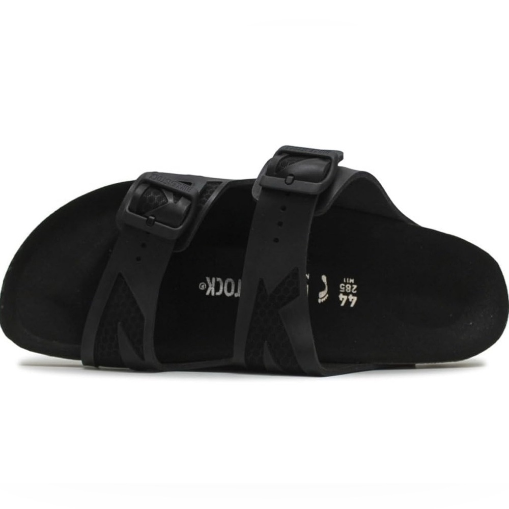 Birkenstock Mule Arizona Rubberized Black - Picture 2 of 8